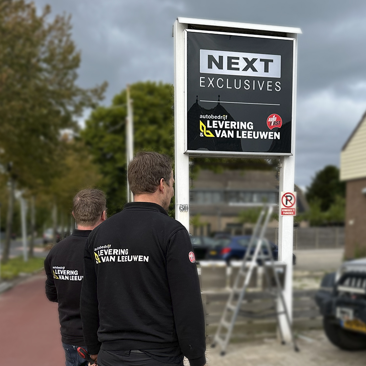 Buitenreclame voorbeeld