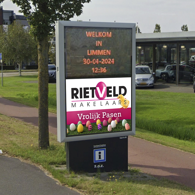 Promotie materiaal voorbeeld